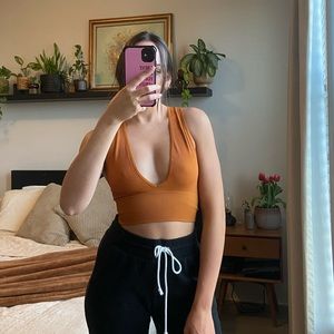 Out From Under Hailey Seamless Plunge Bra Top